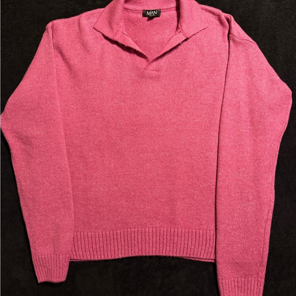 Pink Men's Sweater